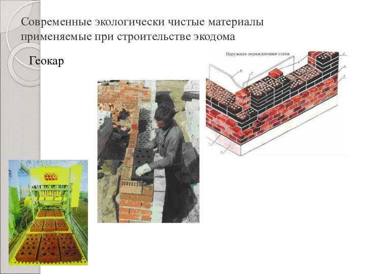 Современные экологически чистые материалы применяемые при строительстве экодома Геокар