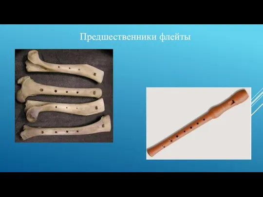 Предшественники флейты