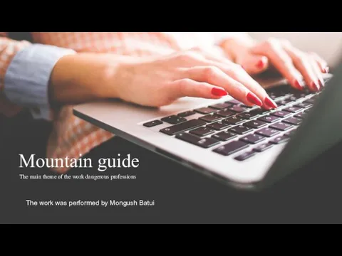 Mountain guide