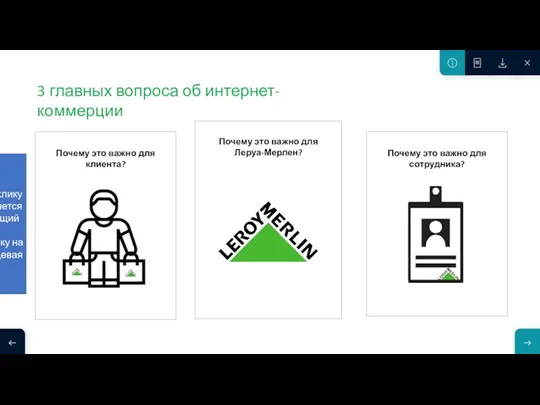 3 главных вопроса об интернет-коммерции Почему это важно для Леруа-Мерлен?