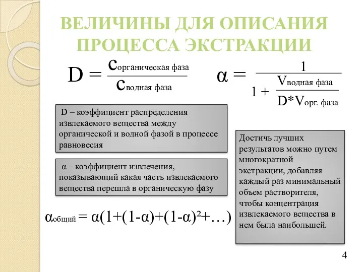 α = D = cводная фаза сорганическая фаза 1 +