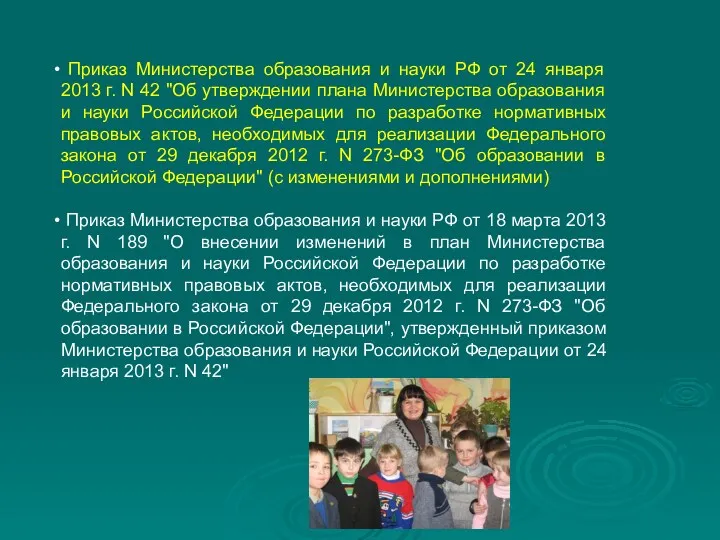 Приказ Министерства образования и науки РФ от 24 января 2013