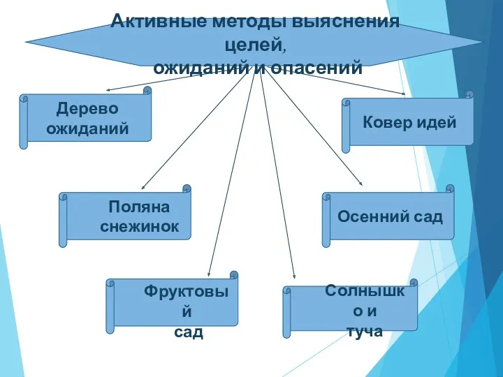 Активные методы выяснения целей, ожиданий и опасений Дерево ожиданий Поляна