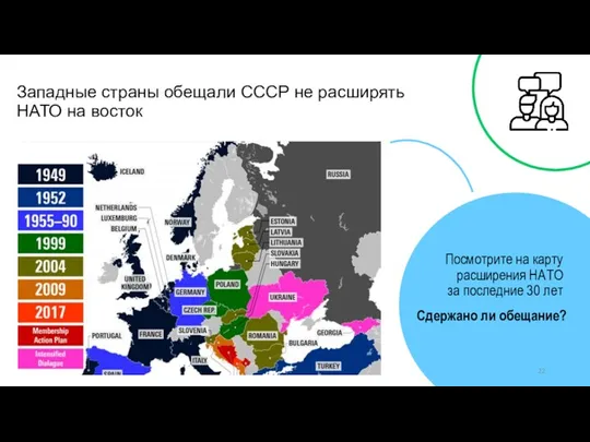 Западные страны обещали СССР не расширять НАТО на восток Посмотрите