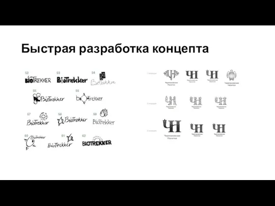 Быстрая разработка концепта