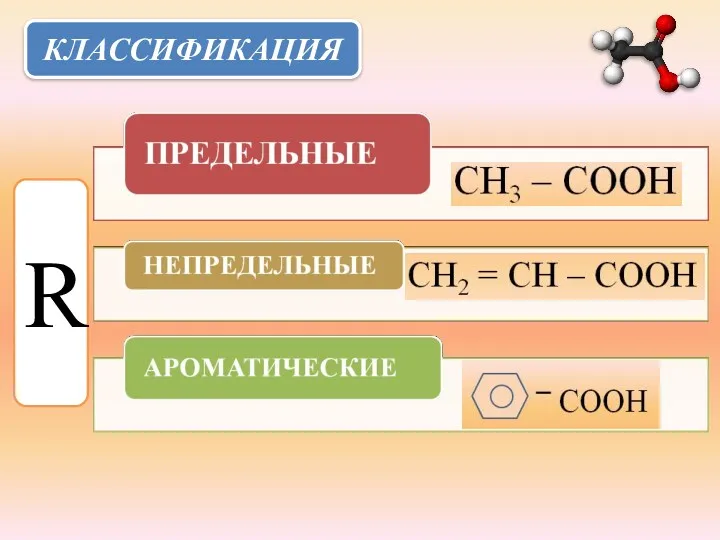 КЛАССИФИКАЦИЯ R