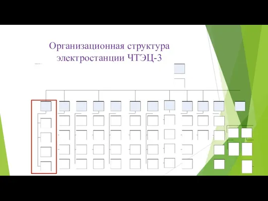 Организационная структура электростанции ЧТЭЦ-3