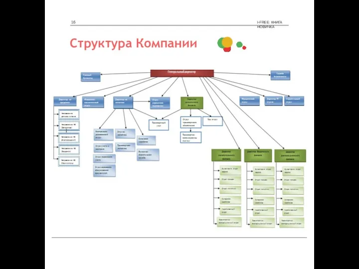 Структура Компании ПРИЧЕМ ТУТ ГЕНРИ ФОРД? 16 I-FREE: КНИГА НОВИЧКА