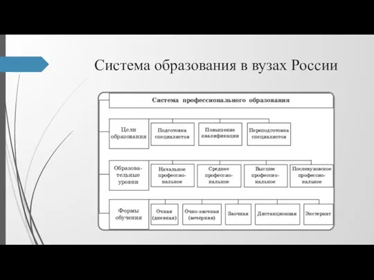 Система образования в вузах России