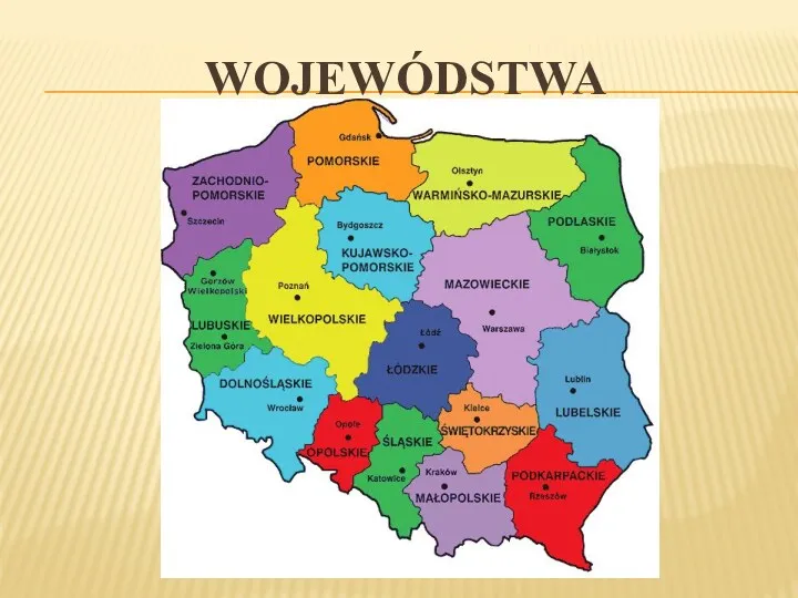 WOJEWÓDSTWA