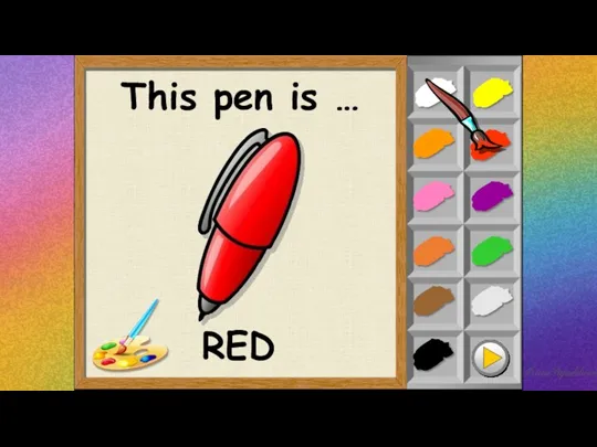 This pen is … RED