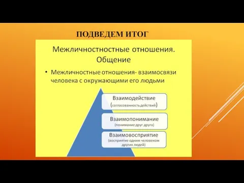 ПОДВЕДЕМ ИТОГ