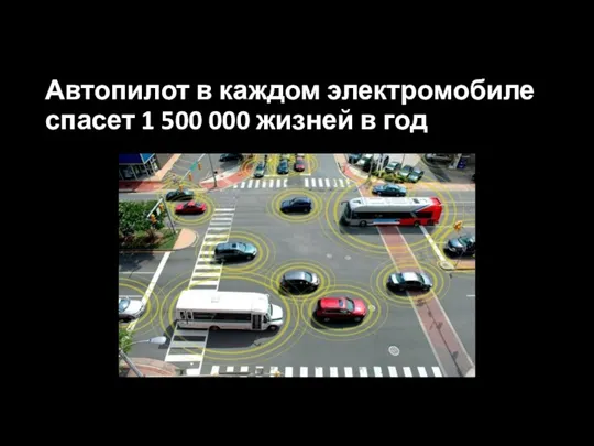 Автопилот в каждом электромобиле спасет 1 500 000 жизней в год