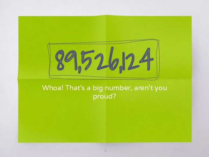 89,526,124 Whoa! That’s a big number, aren’t you proud?