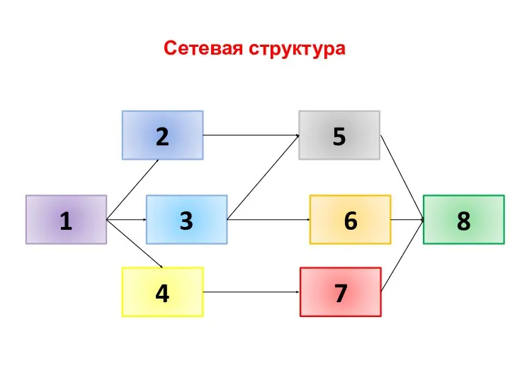 Сетевая структура 1 2 3 4 5 6 7 8