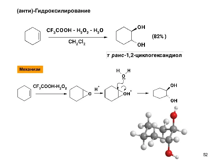 (анти)-Гидроксилирование Механизм