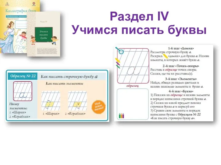 Раздел IV Учимся писать буквы