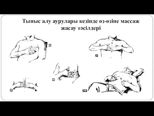 Тыныс алу аурулары кезінде өз-өзіне массаж жасау тәсілдері