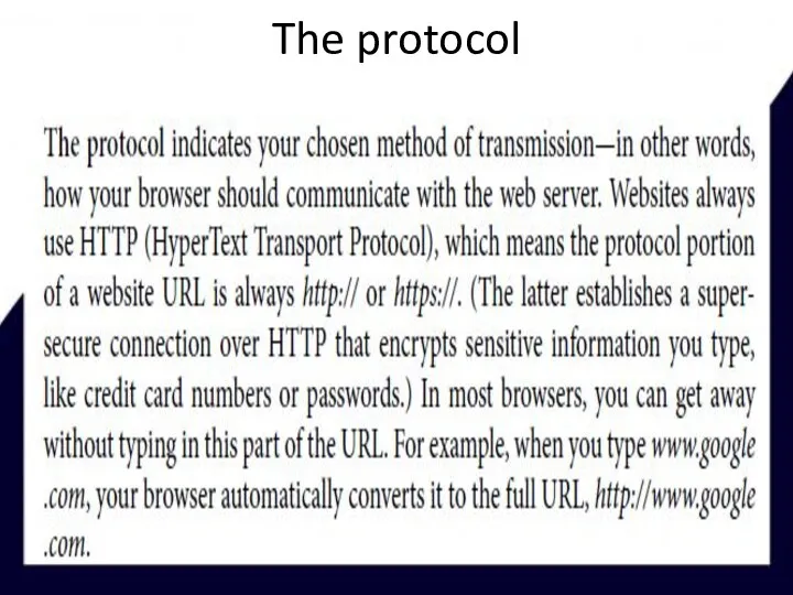 The protocol