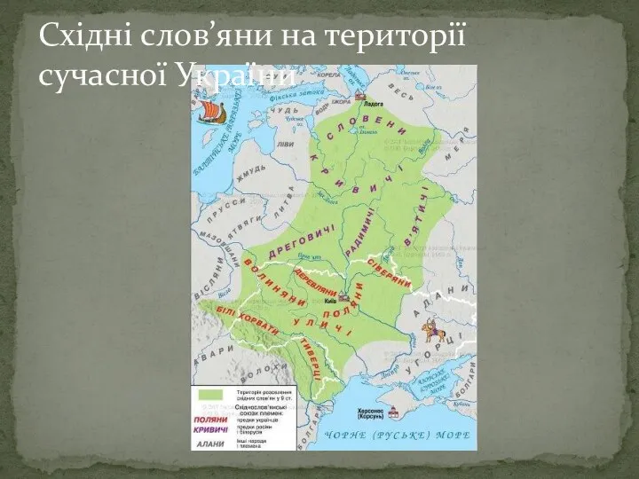 Східні слов’яни на території сучасної України