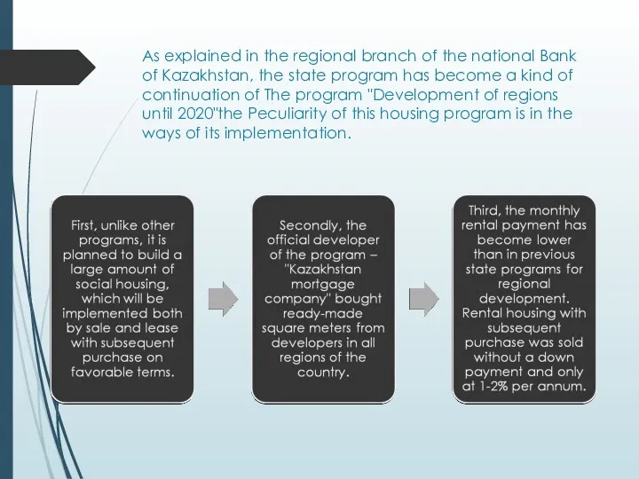 As explained in the regional branch of the national Bank