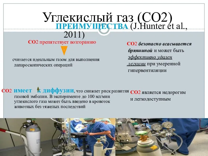Углекислый газ (СО2) СО2 препятствует возгоранию считается идеальным газом для