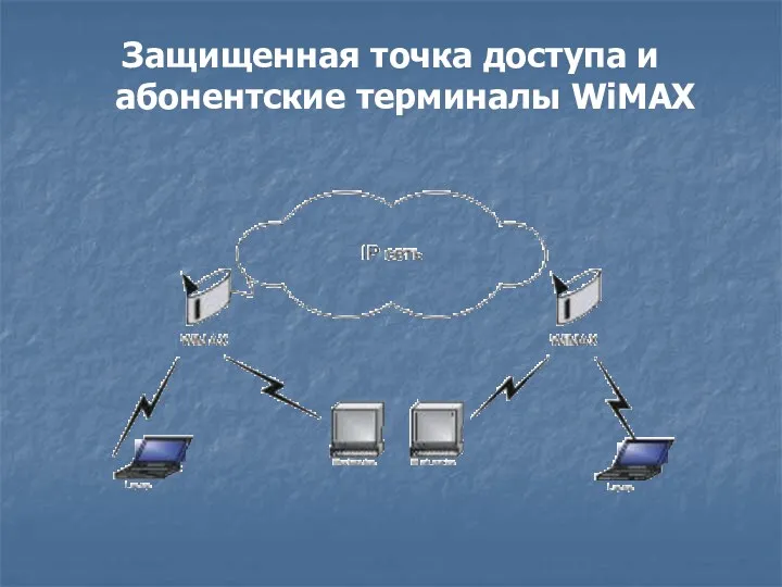 Защищенная точка доступа и абонентские терминалы WiMAX
