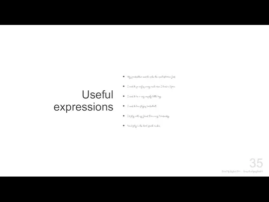 Useful expressions Level Up English Club – vk.com/levelupenglishclub My grandmother used to make