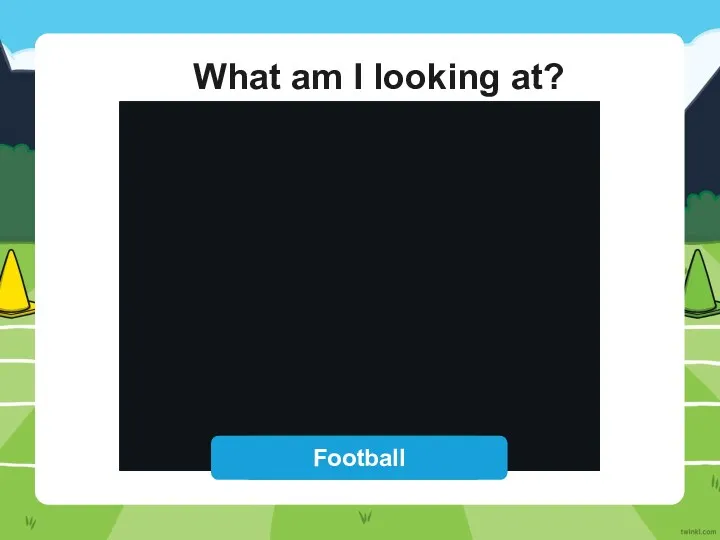 What am I looking at? Reveal Answer Football