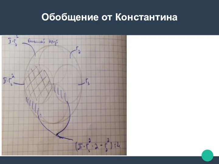 Обобщение от Константина