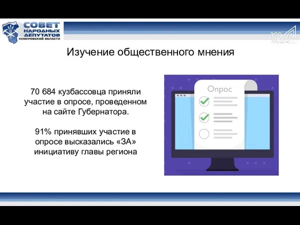 70 684 кузбассовца приняли участие в опросе, проведенном на сайте