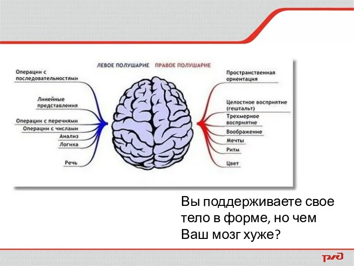 Вы поддерживаете свое тело в форме, но чем Ваш мозг хуже?