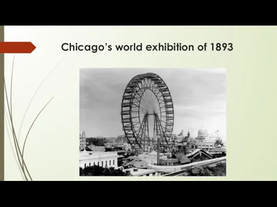 Chicago’s world exhibition of 1893