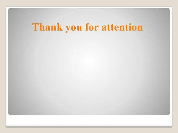 Thank you for attention