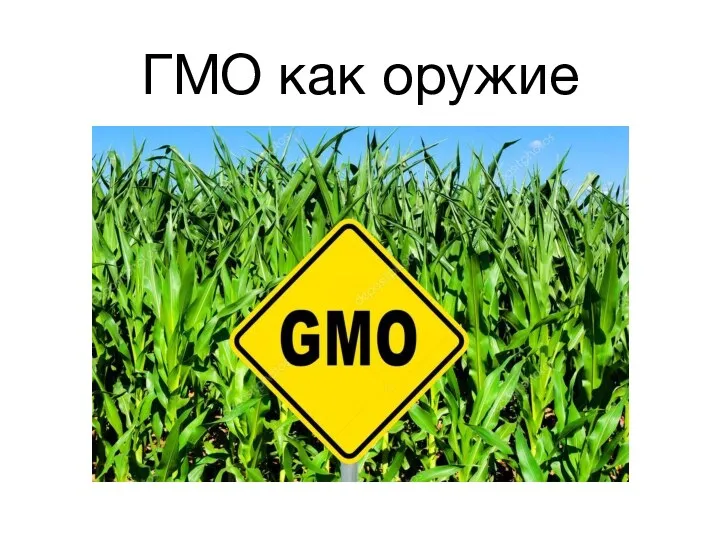 ГМО как оружие