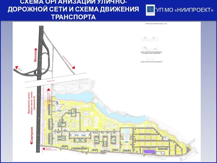 ГУП МО «НИИПРОЕКТ» СХЕМА ОРГАНИЗАЦИИ УЛИЧНО-ДОРОЖНОЙ СЕТИ И СХЕМА ДВИЖЕНИЯ ТРАНСПОРТА