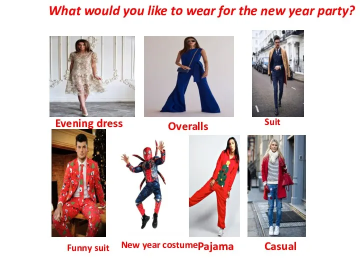 Pajama Overalls New year costume Funny suit Suit Evening dress