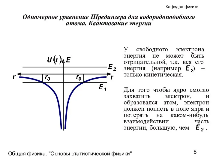 Общая физика. "Основы статистической физики"