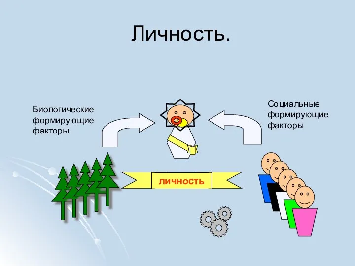 Личность. Биологические формирующие факторы Социальные формирующие факторы личность