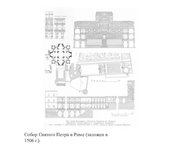 Собор Святого Петра в Риме (заложен в 1506 г.).
