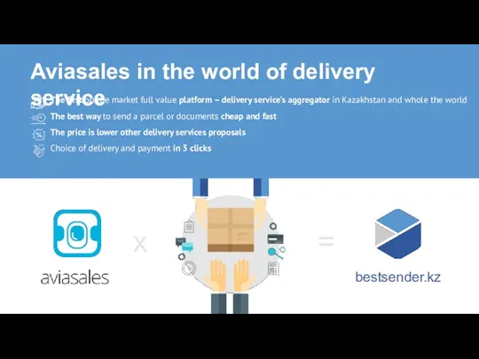 The first on the market full value platform – delivery service's aggregator in
