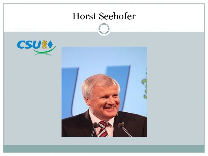 Horst Seehofer