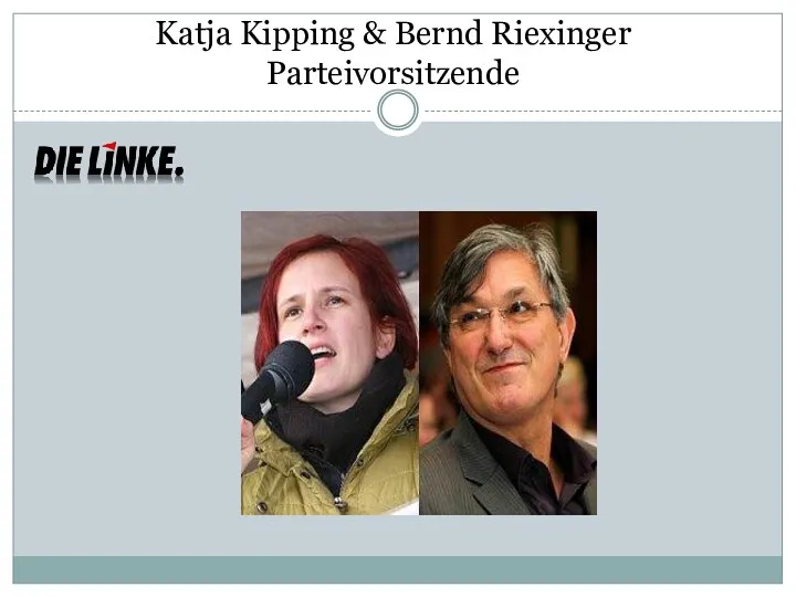 Katja Kipping & Bernd Riexinger Parteivorsitzende