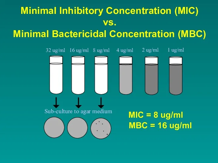 Minimal Inhibitory Concentration (MIC) vs. Minimal Bactericidal Concentration (MBC)