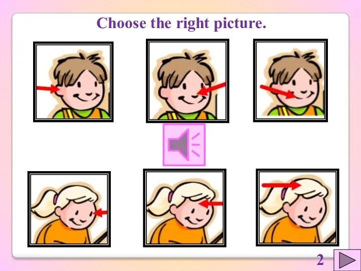 Choose the right picture. 2