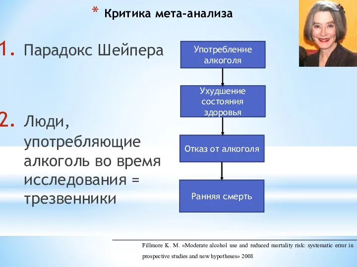 Употребление алкоголя Парадокс Шейпера Ухудшение состояния здоровья Отказ от алкоголя