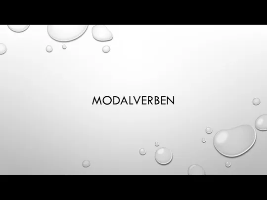 MODALVERBEN