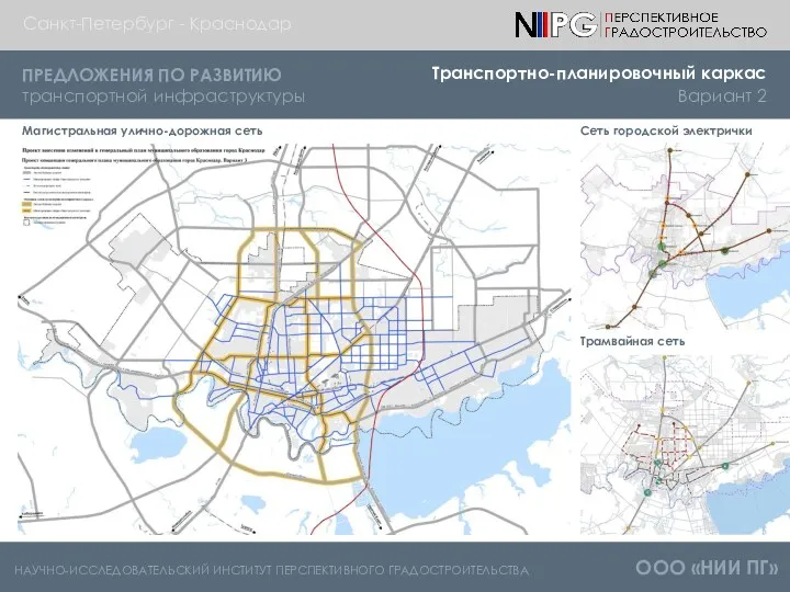 НАУЧНО-ИССЛЕДОВАТЕЛЬСКИЙ ИНСТИТУТ ПЕРСПЕКТИВНОГО ГРАДОСТРОИТЕЛЬСТВА ООО «НИИ ПГ» Санкт-Петербург - Краснодар