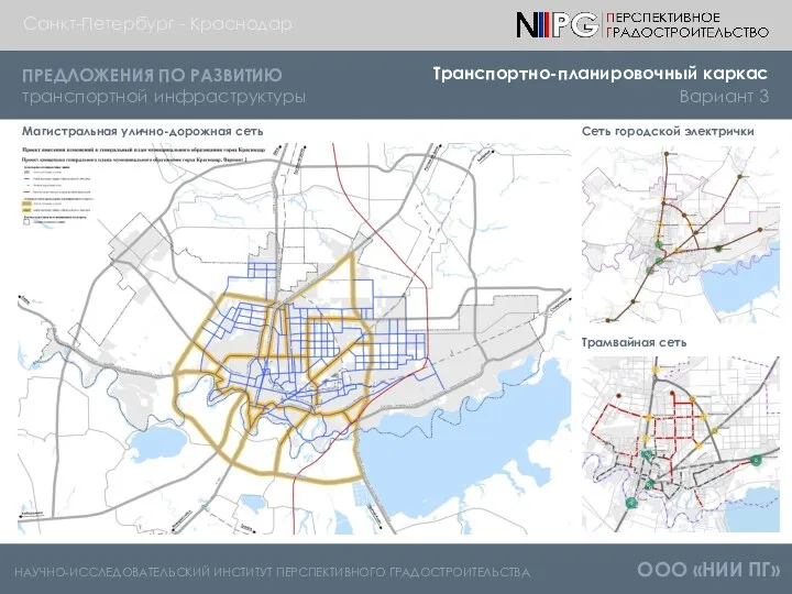 НАУЧНО-ИССЛЕДОВАТЕЛЬСКИЙ ИНСТИТУТ ПЕРСПЕКТИВНОГО ГРАДОСТРОИТЕЛЬСТВА ООО «НИИ ПГ» Санкт-Петербург - Краснодар