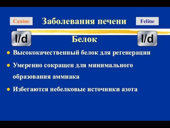 Высококачественный белок для регенерации Умеренно сокращен для минимального образования аммиака